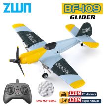 Zdalnie sterowany samochód BF109 profesjonalny 2.4G zdalnie sterowany radiowo samolot EPP piankowy szybowiec latający zabawki modele na prezenty dla dzieci