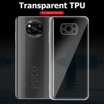 Weiche, klare Kameraobjektivschutz-Handyhülle für Xiaomi POCO X3 Pro NFC POCOX3 X3Pro X3NFC, luxuriöse Silikon-Ultradünne Rückseite