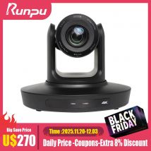 Ai-Auto Tracking 4K Conference Camera PTZ Video 10x 20x Zoom HDMI USB IP Live Streaming Camera per eventi aziendali Youtube Obs