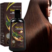 Il nuovo shampoo colorante per capelli 3 in 1 rende istantaneamente i capelli da bianco a castano, custodia protettiva per colore naturale per capelli da donna 100ML