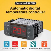 EK-3020 Digitaler Temperaturregler Hygrometer Thermostat Zwei Relaisausgang 220 V für Inkubator Heizung Kühler mit Sonde