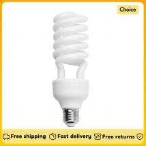 Lampadina fluorescente a spirale da 45W 5500K Daylight E27 Socket risparmio energetico per illuminazione Video per fotografia in Studio 220V/ 110V