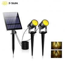 T-SUNRISE LED Solar Licht Im Freien Wasserdichte IP65 Powered Beleuchtung Garten Rasen Lampen Landschaft Warm/Kalt Weiß RGB Scheinwerfer