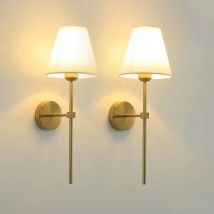 Lámpara de pared de tela americana E27, iluminación sencilla para decoración interior de habitación de hotel, sala de estar, pasillo, dormitorio, luz de pared de cabecera