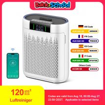 120 ㎡   Luftreiniger HEPA Negativ-Ionen-Staub Tierhaar Desodorante Estación Estérilismo Filtración Interior Entfernung Luftreiniger APP