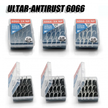 12 Stück Angelhaken Drillinge aus Kohlenstoffstahl Ultra-Rostschutz 6066 Schwarz Nickel Korrosionsschutz für Köderzubehör