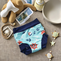 Eezkoala Schwimmwindel für Neugeborene, hohe Taille, waschbare Baby-Schwimmwindeln, Stoffwindeln