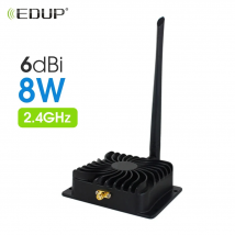 EDUP AB003 8W WiFi Booster 2.4GHz Wifi Amplificatore di segnale di potenza Gamma del router Estendi il telecomando senza fili Extender a lungo raggio