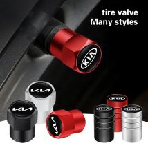 4 pezzi in metallo auto ruota valvola della gomma tappi stelo aria coperture per Kia GT-Line Sportage Ceed Rio Picanto Sorento Soul Cerato Venga Forte