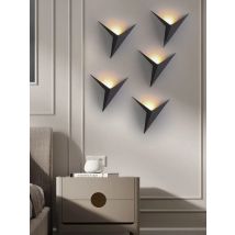 Modern Minimalist Triangle Shape Led Wall Light Nordic Indoor Wall Lamp Living Room Bedroom Sconces 3w Ac85-265v Home Lighting