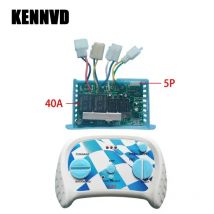 200W 40A 5Pin 5P High-Power Children's Electric Ride on Car Bluetooth Remote Control Receiver Control Box Unit Motherboard Parts
