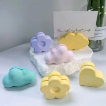 Creative Card Holder Silicone Mold DIY Heart Flower Card Clip Making Plaster Resin Concrete Craft Molds Office Desktop Decor
