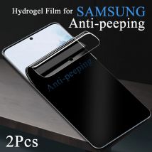 S23Ultra S22+ S21FE Ochrona ekranu Samsung Note 20Ultra S20FE S21+ Miękka folia hydrożelowa zapobiegająca podglądaniu Galaxy S10 9 10