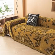 Funda Sofa Chenille Hawaii Tiger Pattern Sofa Mat Throw Blankets 2026 Autumn Winter Camping Picnic Sofa Cover housses de canapé