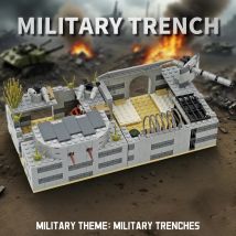 Militär Graben Bausteine Spielzeug für Jungen Geschenke MOC Militär Waffe Blöcke Spielzeug Set DIY Spielzeug Kompatibel Militär Ziegel Teile