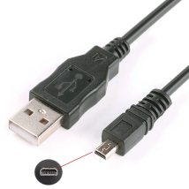 1/1.5M 8 Pin UC-E6 Camera USB Data Cable Cord For Olympus X-30, X-36, X-40, X-41, X-42, X-43, X-560WP, X-730, X-735, Panasonic