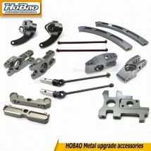 HOBAO Aluminium Hinterradnabenträger Prop UP Chassis Schutzplatte Armhalter Hinterachshalterung CVD für 8SC/H9 VS MT ST Upgrade-Teile