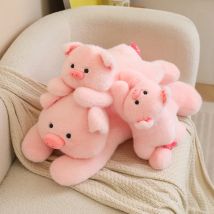 40-70CM Kawaii Cartoon Simulation Anime Liebe Party Schwein Stofftier Plüsch Spielzeug kinder Schwein Kissen Handgemachte puppe Geschenk