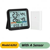 Wetterstation Temperatur Luftfeuchtigkeit Meter LCD Digital Thermometer Hygrometer Außentemperatur Und Luftfeuchtigkeit Meter Hause Werkzeuge
