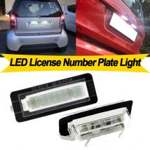 Lampada da numero targa a LED 2 pezzi per BENZ Smart fortwo W450 Coupe Convertible 450 451 W453