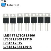 Neue 10pcs lm317t l7805 l7806 l7808 l7809 l7910 l7812 l7815 l7818 l7824 neuer und originaler ic Chipsatz auf-220 l7805cv