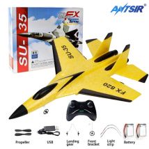 SU-35 RC Flugzeug 2,4G FX820 Fernbedienung Flugzeug Mit Led-leuchten Starrflügel Fliegen Modell Flugzeug EPP Schaum RC spielzeug Kinder Geschenk