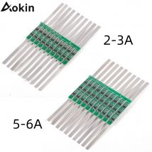 10 SZTUK 1S 3.7V 3A/5-6A Li-ion BMS PCM Płytka zabezpieczająca akumulator PCM z paskiem do akumulatora litowo-jonowego 18650