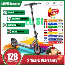 LADPED LP80/LP10 Scooter elettrico 5-35KM a lungo raggio 350/500W Potente motore Smart Escooter con pneumatico antideflagrante da 8,5/10 pollici