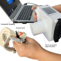 Przenośny aparat rentgenowski dentystyczny, system obrazowania częstotliwościowego, urządzenie rentgenowskie, cyfrowy czujnik RVG do zastosowań dentystycznych/klinik/szpitali, dla ludzi i zwierząt.