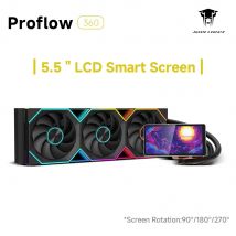 Jungle Leopard Pro Flow 360 ARGB PANTALLA LCD todo en uno AIO LIQUID COOLE Radiador de refrigeración por agua 5V3PIN ARGB ventilador CPU enfriador de líquidos