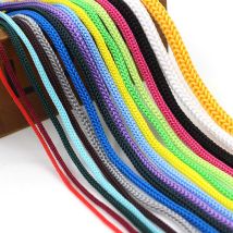 3mm Nylon Schnur Faden Häkeln Hohl Linie Makramee Seil DIY Hand-gewebt Armband Geflochtene Handwerk Lanyard Schuhe String tasche Seil