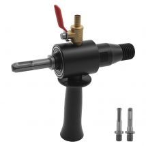 SDS Plus Shank Electric Hammer Adapter Water Injection Converter Drill Bit Carbon Steel with 2 Conversion Connecting Rod