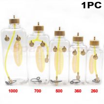 1 SET RC Kunststoff Heizöl Tank 260/360/500/700/1000/1500 CC/ml CNC Aluminium legierung Abdeckung für RC Nitro und Gas flugzeug modell