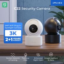 Telecamera da interno per baby monitor WiFi IMILAB C22 - Rilevazione AI Visione notturna Audio bidirezionale 360 °   PTZ per la sicurezza dei bambini