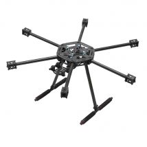 X6-X600 FPV-Rahmen 600 mm Hexacopter mit Kohlefaser-Fahrwerksgestell für RC Multicopter S550 SK500, verbesserte Version