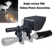Megaorei 2 Cannocchiale da caccia Cannocchiale per visione notturna Ottica IR Sight Videocamera Laser a infrarossi LED 400 metri Telecamera per visione notturna