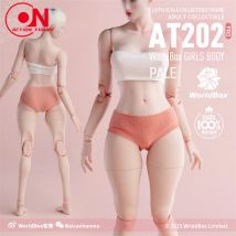 Worldbox AT202pro 1/6 Scale Girls Flexible Joint Body E Cup Fat Leg 12'' Female Soldier Super Flexible Action Figure Body Doll