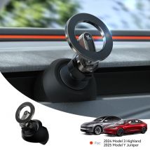 YZ For Tesla Model 3 Y Highland Juniper Magnetyczny uchwyt samochodowy na telefon Obrót o 360 stopni Metalowy uchwyt samochodowy do wszystkich telefonów