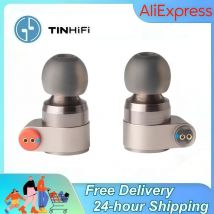 TINHIFI T2 Double Dynamic Driver HIFI in Ear Earphones Audio IEMs Bass DJ CNC Metal 3.5mm with 0.78mm 2Pin Detachable