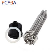 2 Inch BSP/DN50 All 304 Stainless Steel Heating Element for Solar Water Tank 220V/380V 3KW/6KW/9KW/12KW Electric Heating Pipe
