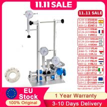 LOKEEVAN Supporto per centratura ruota per bicicletta Strumenti di riparazione ruota per bici da strada MTB con comparatore per sgancio rapido e perno passante