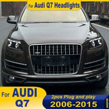 Car For AUDI Q7 2005 2006 2007 2008 2009-2015 Headlight Modification Q8 FULL LED Head Lamp DRL Signal Projector Lens Automotive