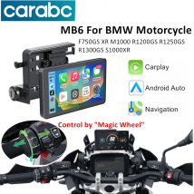CARABC 6-calowy nawigator motocyklowy z bezprzewodowym CarPlay i Android Auto do BMW F750GS XR M1000 R1200GS R1250GS R1300GS S1000XR