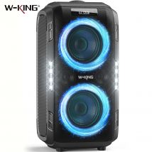 W-KING 250W PEAK Duży głośnik Bluetooth Najgłośniejszy/masywny 120dB/12 Niestandardowy bas, V5.3 Big
