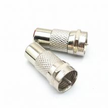 2/5pcs RF F Male TV Plug to RCA female Jack Coaxial Coax Adapter AV Connector Converter for Coaxial Cable Plug C5
