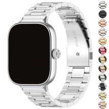 Cinturino in acciaio inossidabile per Redmi Watch6 5 4, cinturino di ricambio in metallo di lusso per Xiaomi MiBand8/9Pro, braccialetto sportivo Correa