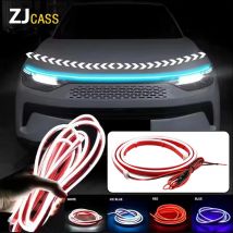 12V Auto LED Tagfahrlicht Scan Start Auto Haube Licht Streifen 1,5 m/1,8 m/2 m/2,2 m/2,4 m Wasserdichte Auto Dekorative Neon Lampe