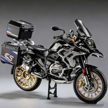 1/10 R1250 GS ADV Alloy Racing Motorcycle Diecast Street Sports Motorcycle Model Simulation Sound Light Collection Children Gift