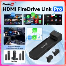 CarlinKit FireDrive Link Pro per Fire TV Stick Supporto Wireless CarPlay Android Auto HDMI TV Streaming Box Scatola di intrattenimento per auto