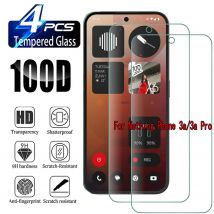 Proteggi schermo HD da 2/4 pezzi per niente telefono (3a)/3a Pro Pellicola in vetro temperato